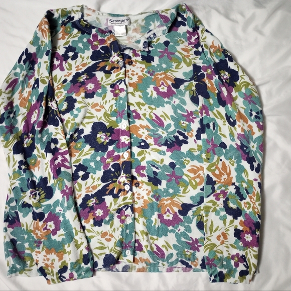 Women's Serengeti Floral Cardigan - Picture 2 of 3